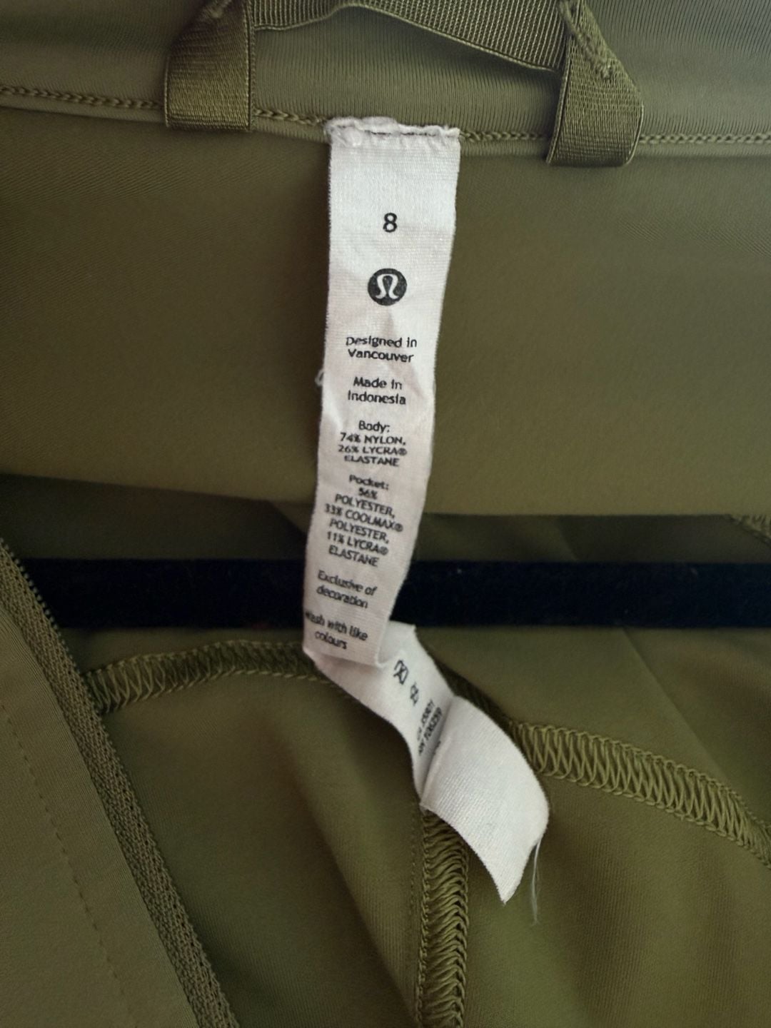 Lululemon InStill Jacket Size 8 Green Full Zip Athletic 4