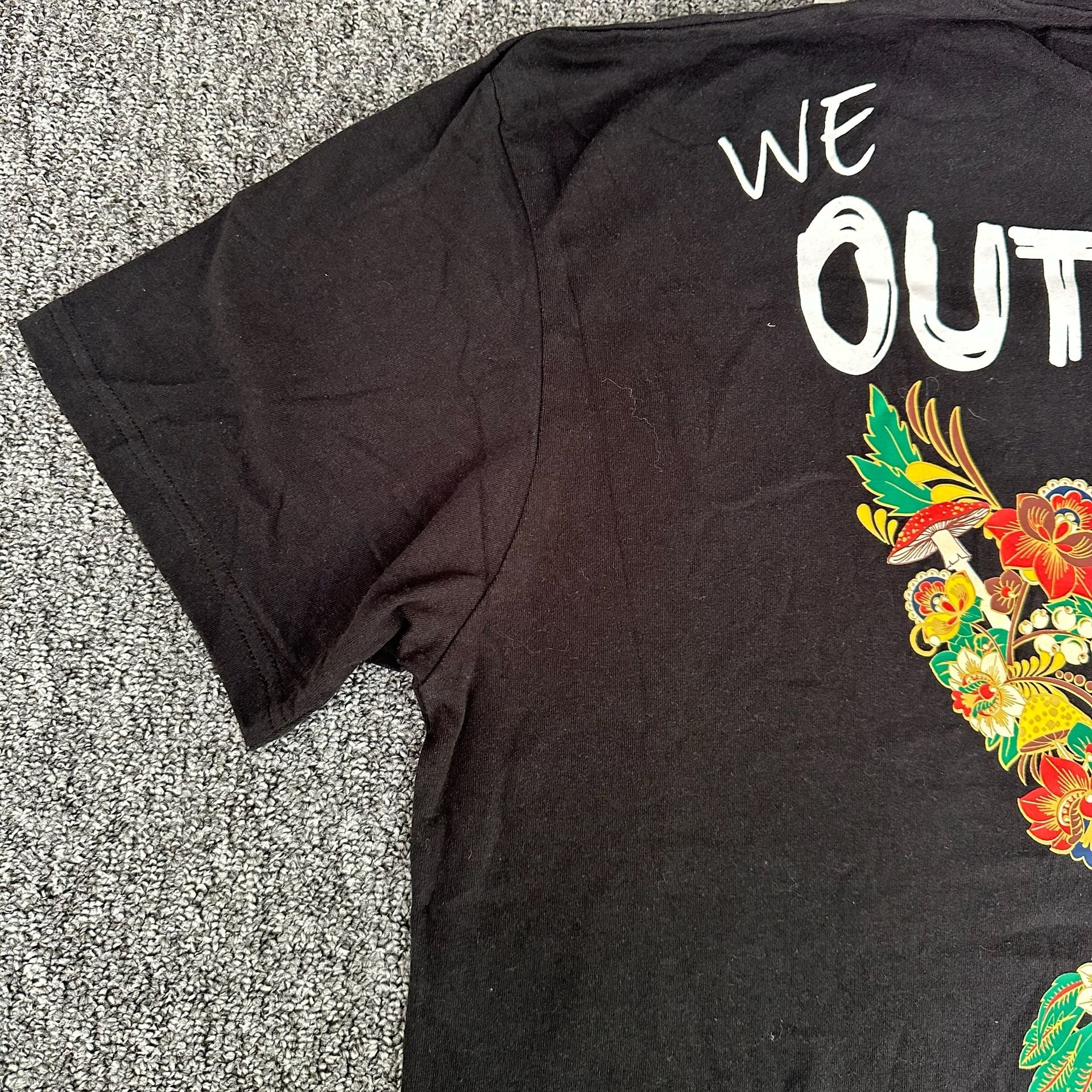 Reason Men’s T-shirt We Outside Graphic Size XL Black 14