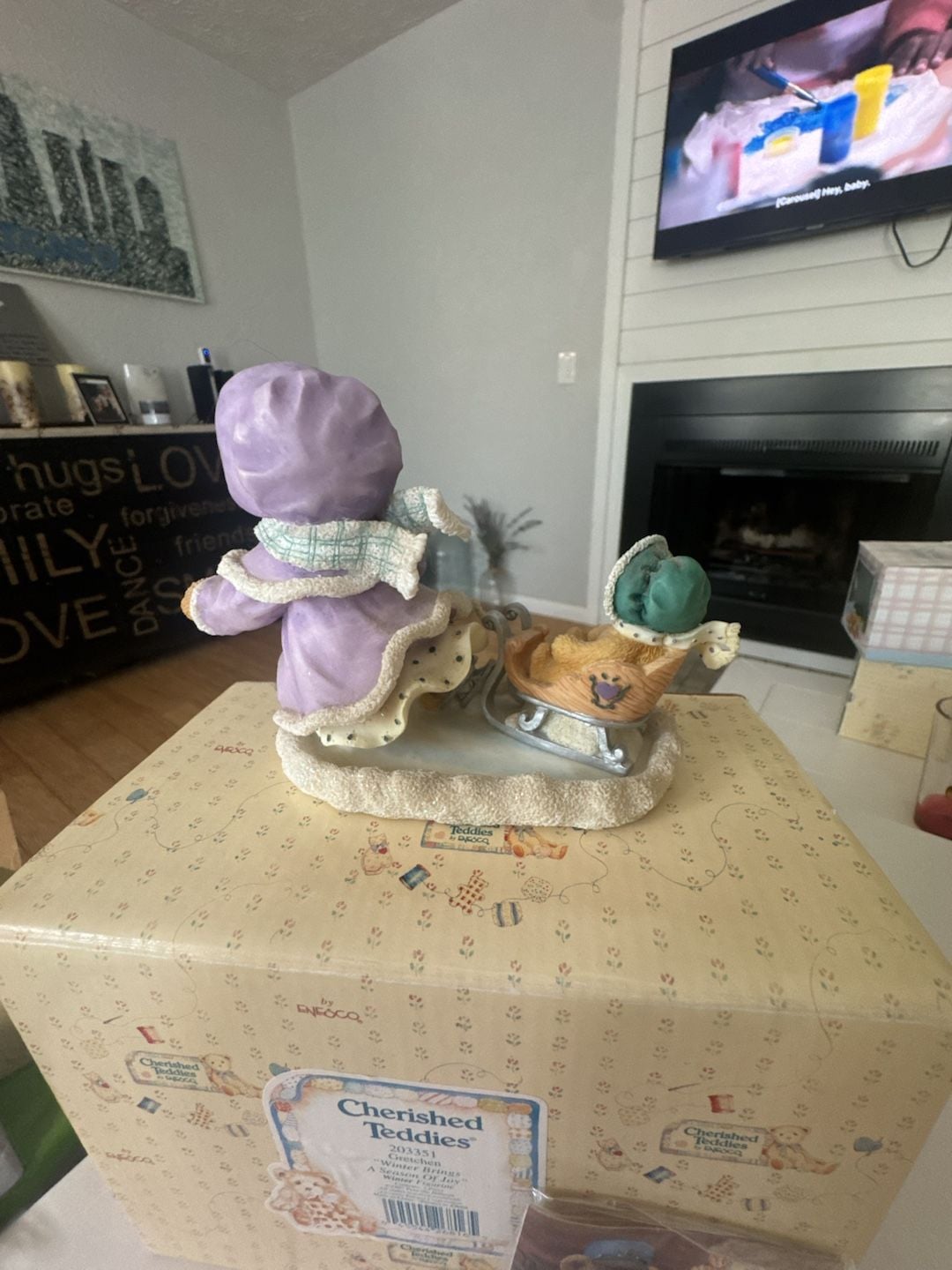 Cherished Teddies Gretchen Winter Brings A Season Of Joy Figurine 8