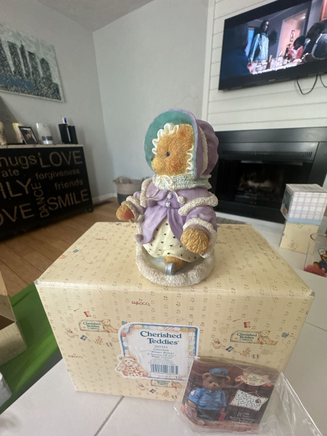 Cherished Teddies Gretchen Winter Brings A Season Of Joy Figurine 9