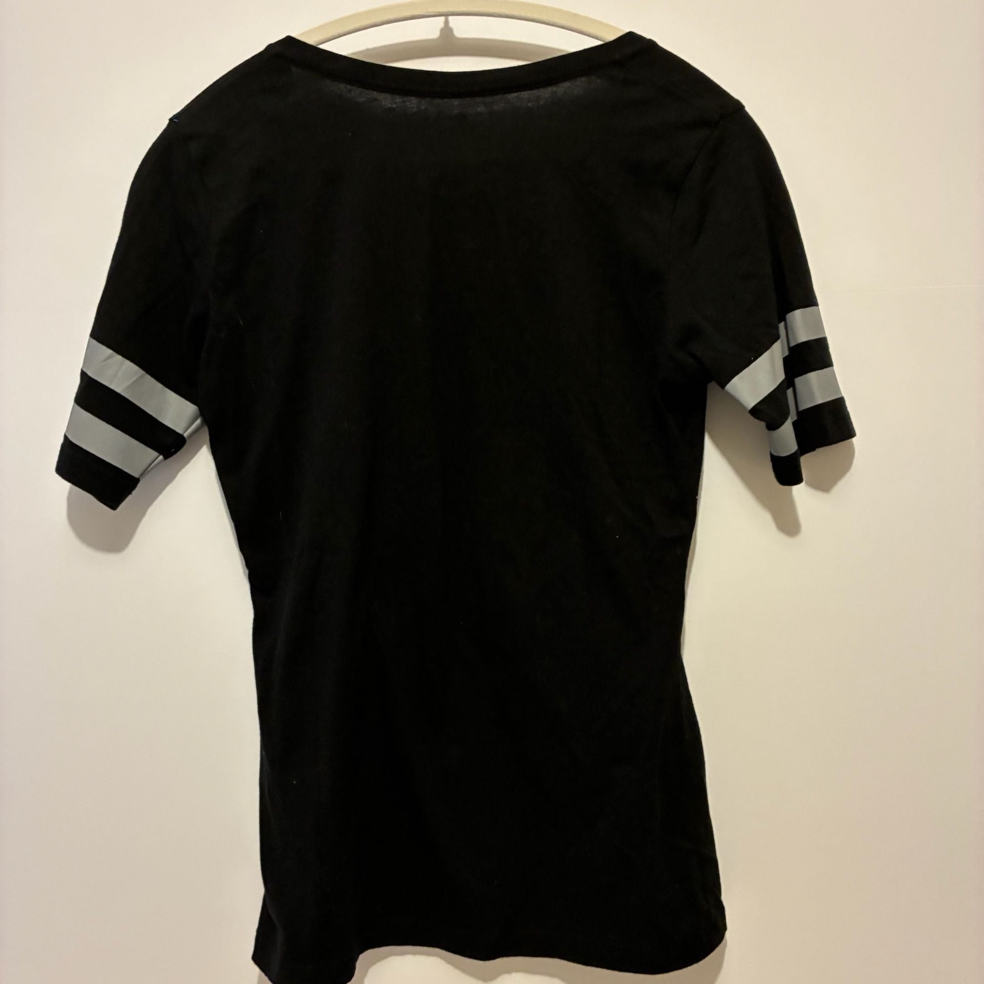 Star Wars The Force Awakens Graphic T-Shirt Size M Black V-Neck 2