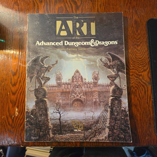 Tsr The Art Of The Advanced Dungeons And Dragons Fantasy Game