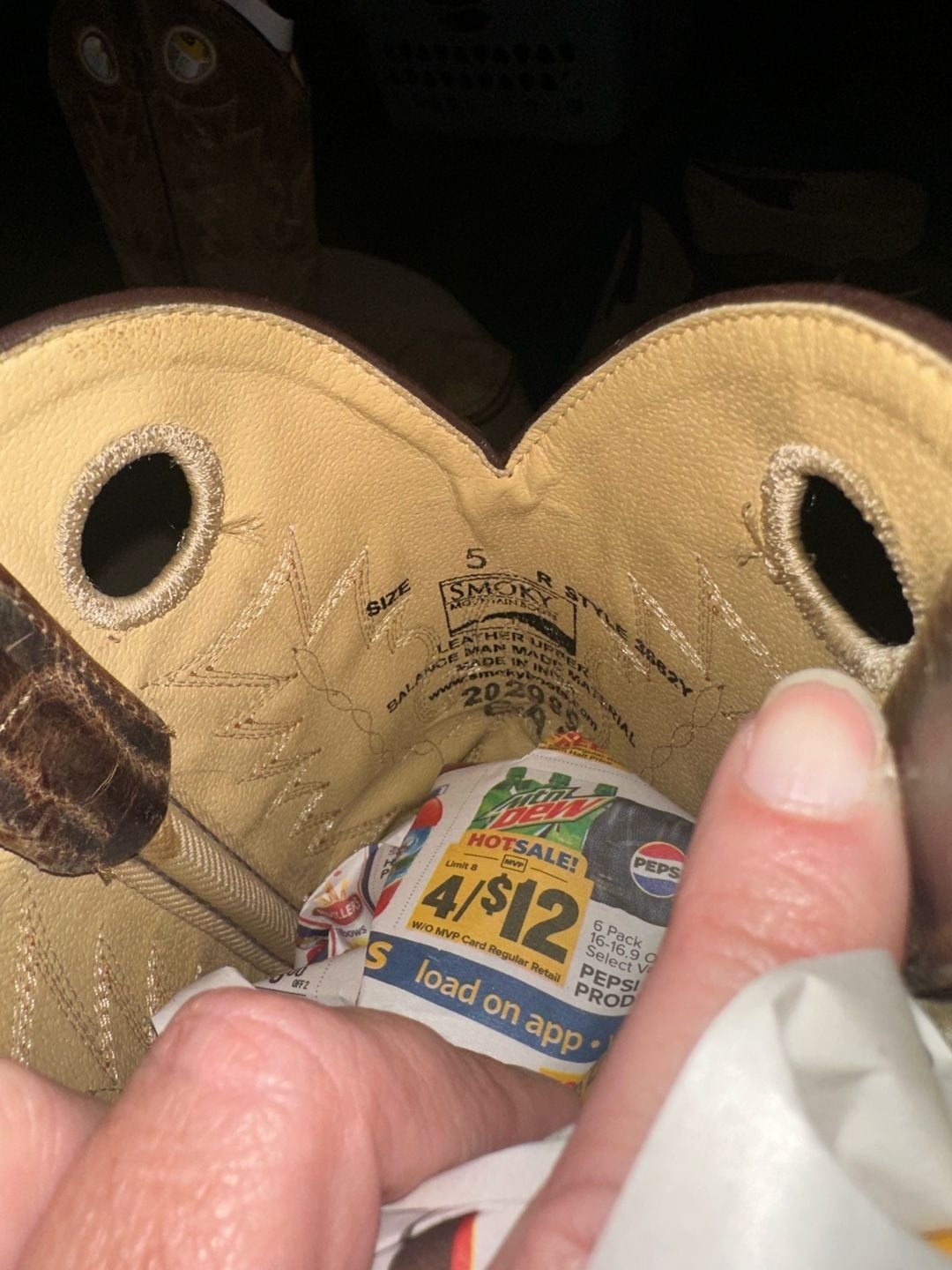 Smoky Mountain Western Boots boys Size 5 R Style 3882Y 5