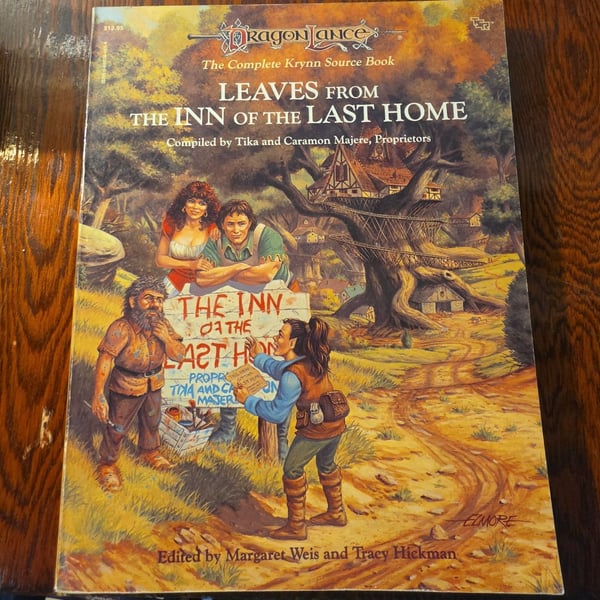 Tsr Dragonlance Leaves From The Inn Of The Last Home Book