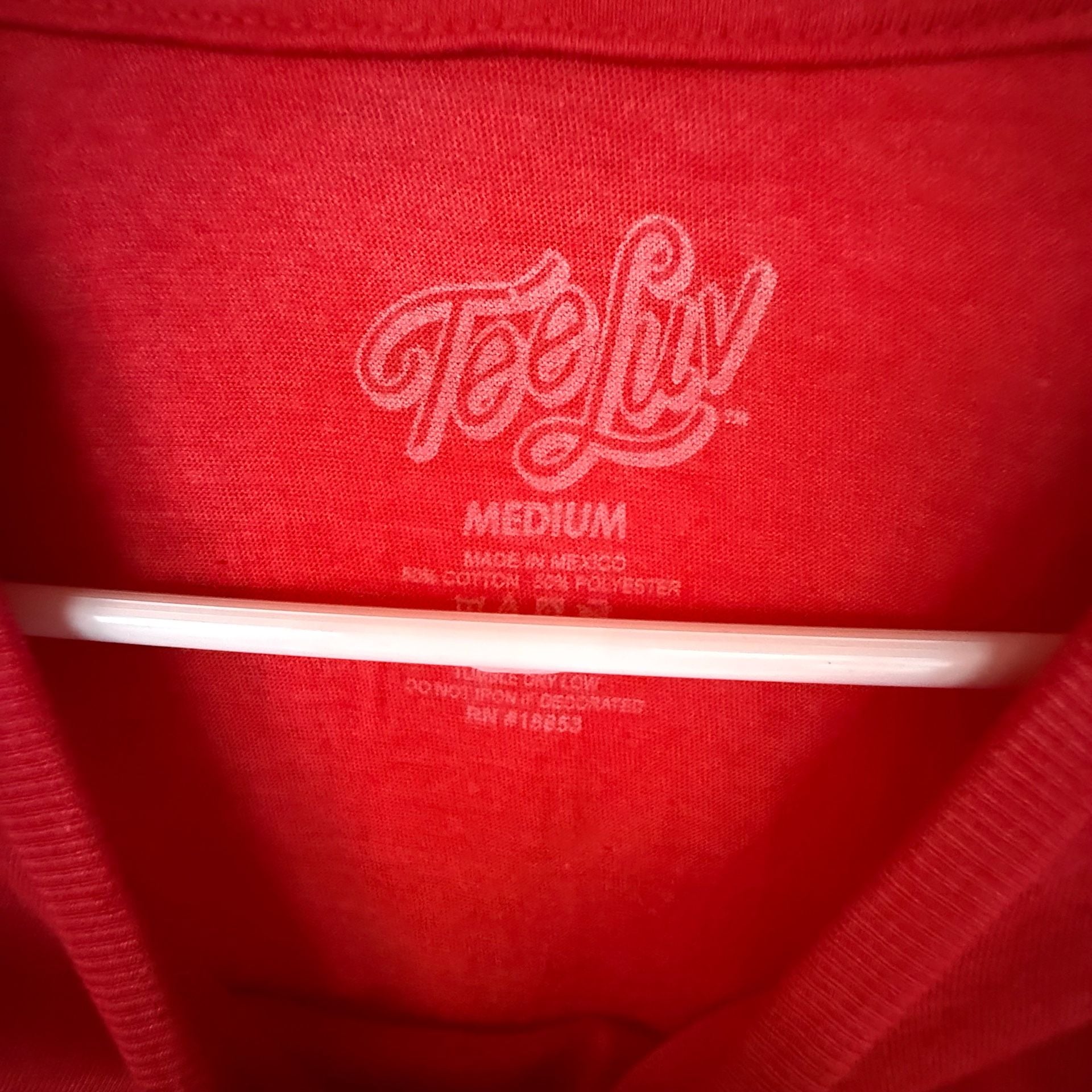 Tee Luv Toyota Service Department T-Shirt Size Medium Red Heather 4