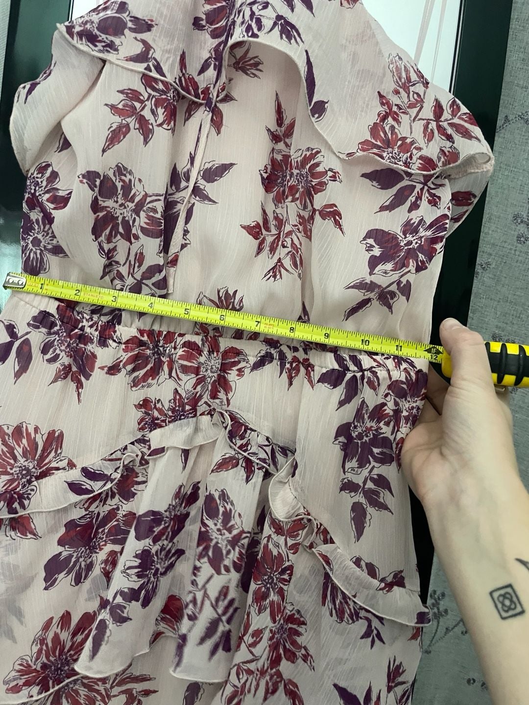 Express Halter Tiered Floral Dress Size S 5
