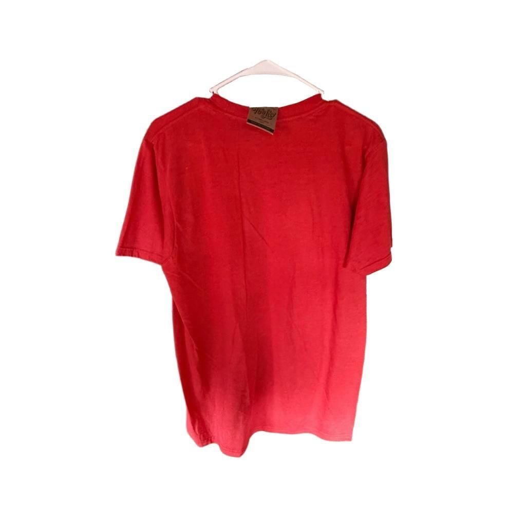 Tee Luv Toyota Service Department T-Shirt Size Medium Red Heather 5