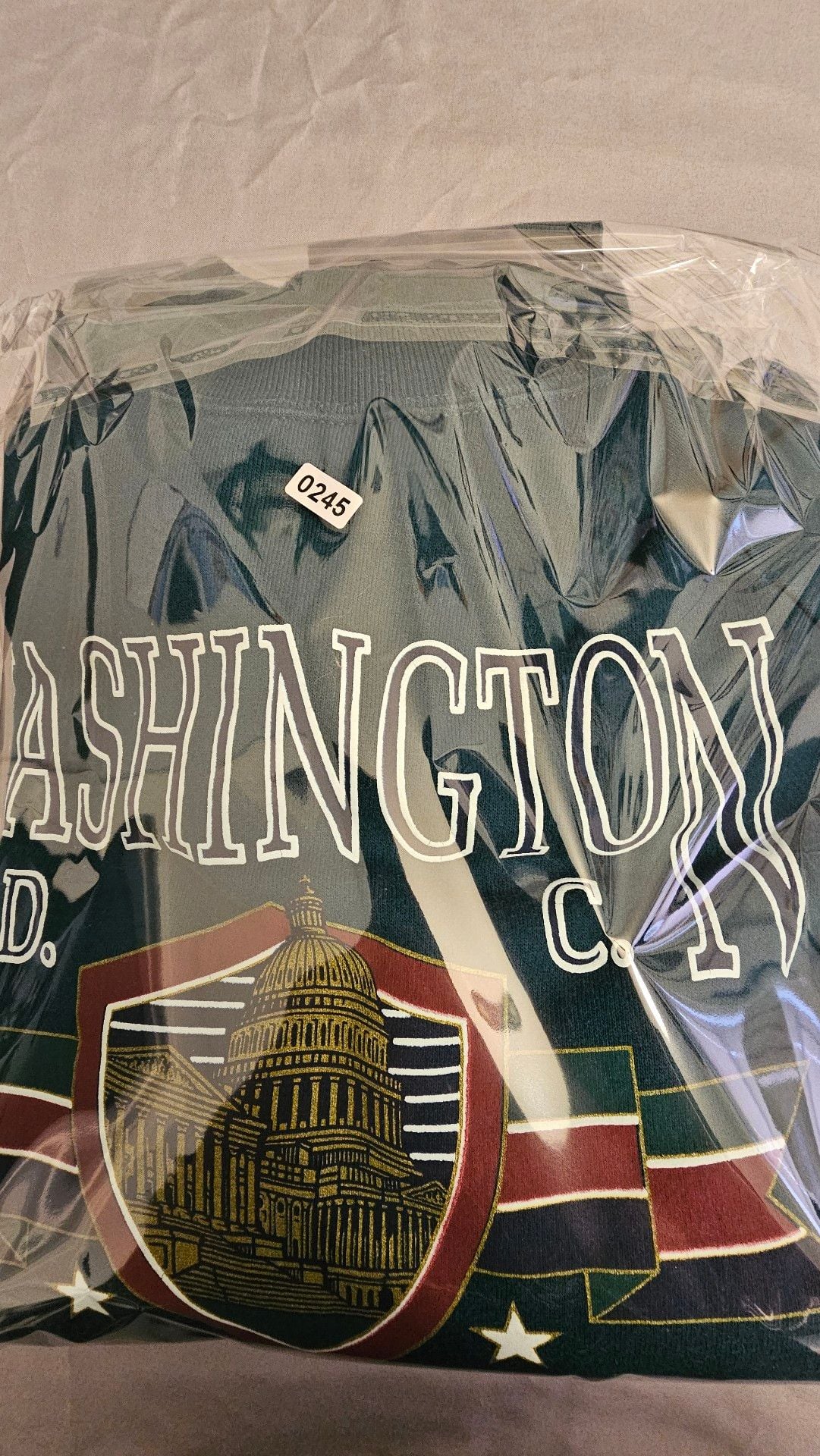 Vintage Playmoor New York Washington DC  USA Souvenir Teal 80s 90s 8