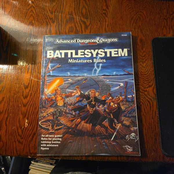 TSR Advanced Dungeons & Dragons Battlesystem Miniatures Rules