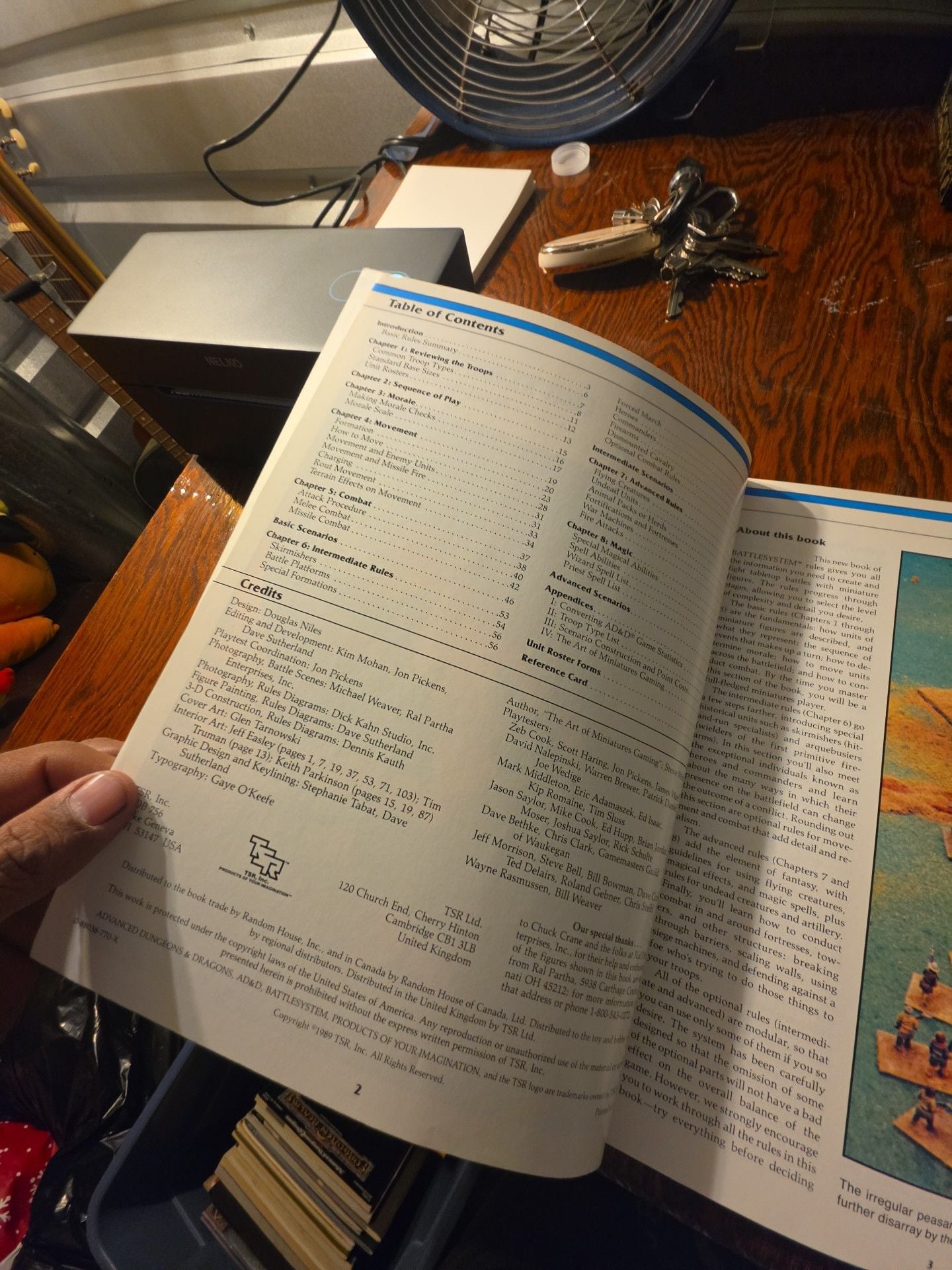 TSR Advanced Dungeons & Dragons Battlesystem Miniatures Rules 4