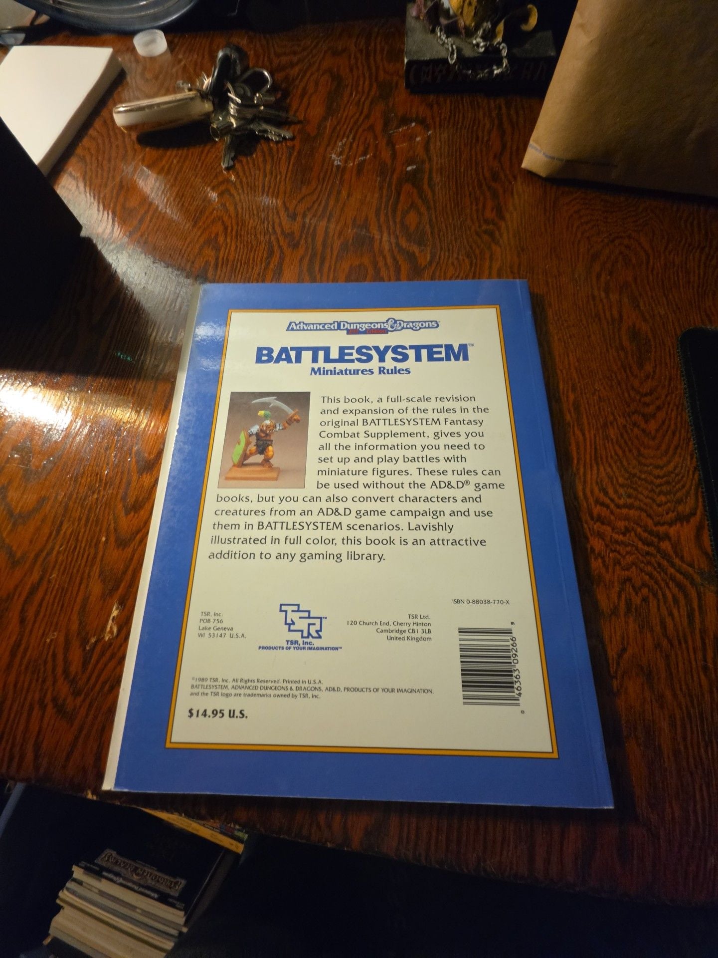 TSR Advanced Dungeons & Dragons Battlesystem Miniatures Rules 5