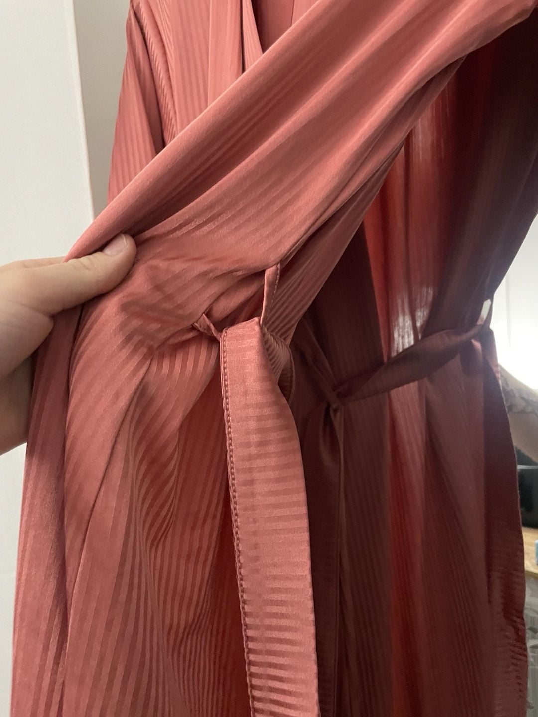 Nicole Miller Loungewear Set Size S Pink 3-Piece with Robe 11