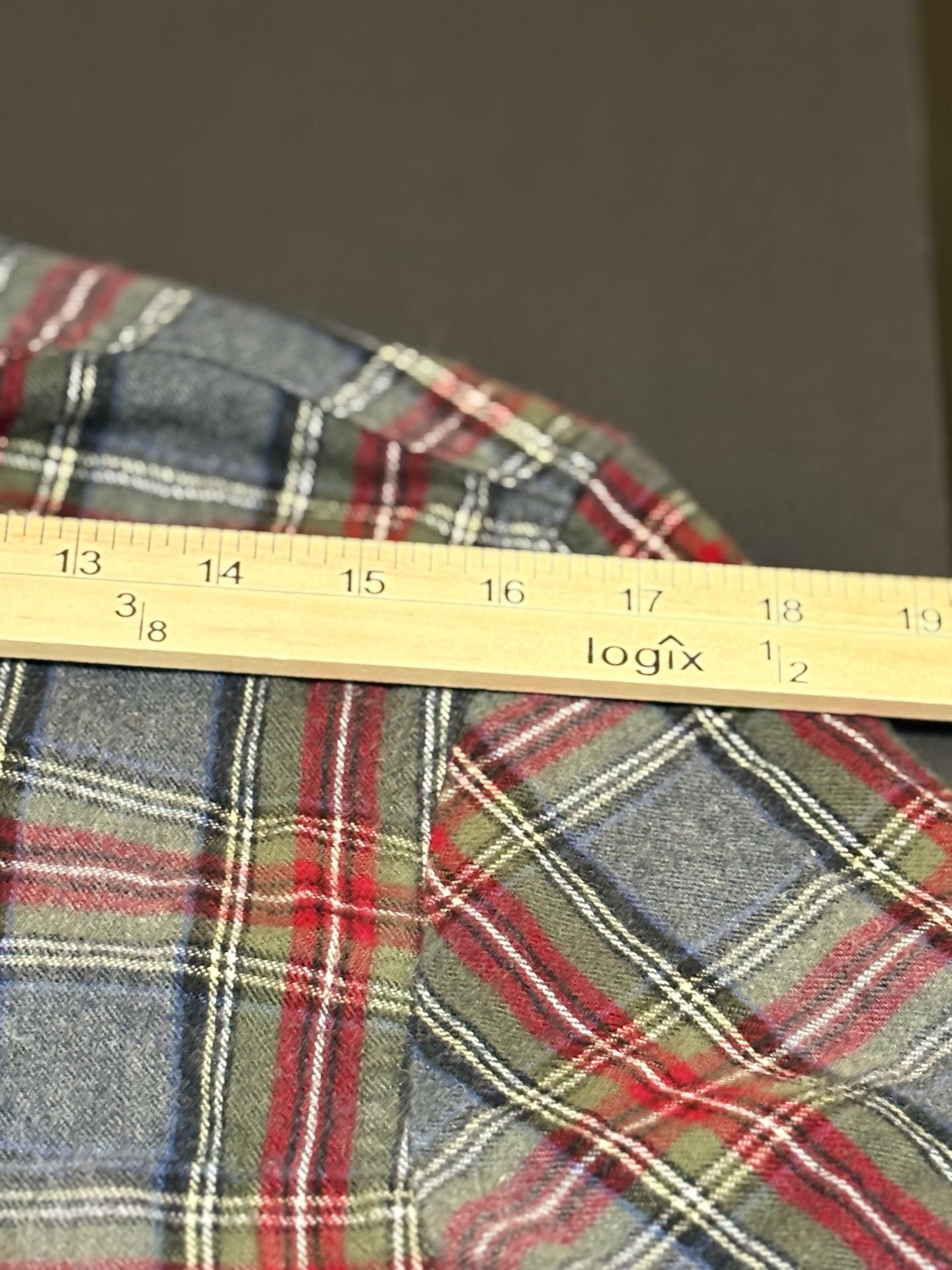 L.L.Bean 1912 Field Flannel Shirt Size S-REG Plaid Gray Cotton 7