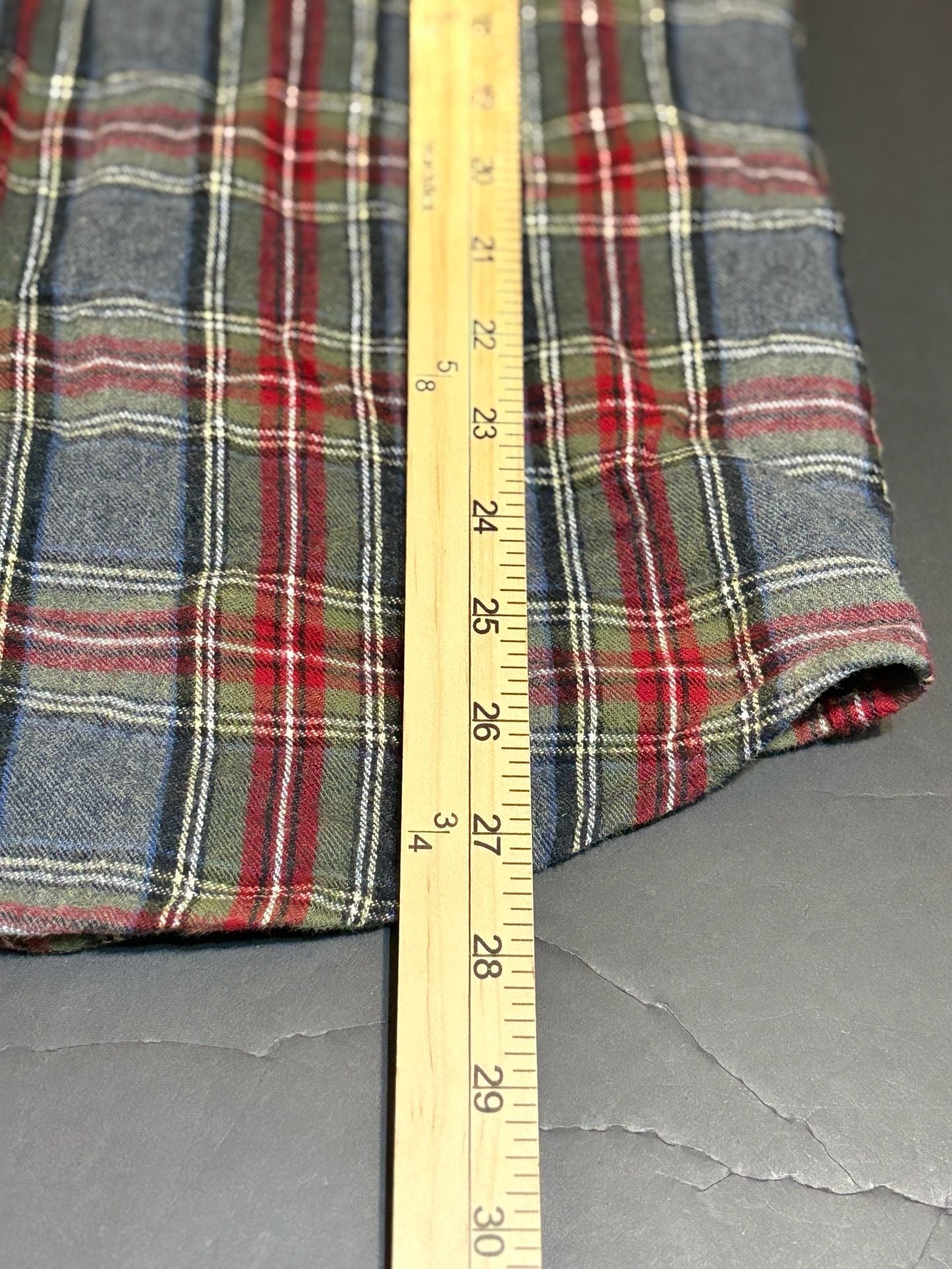 L.L.Bean 1912 Field Flannel Shirt Size S-REG Plaid Gray Cotton 9