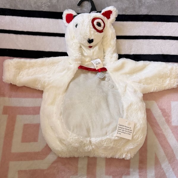 Target Bullseye Dog Halloween Costume Size 0-6M Infant