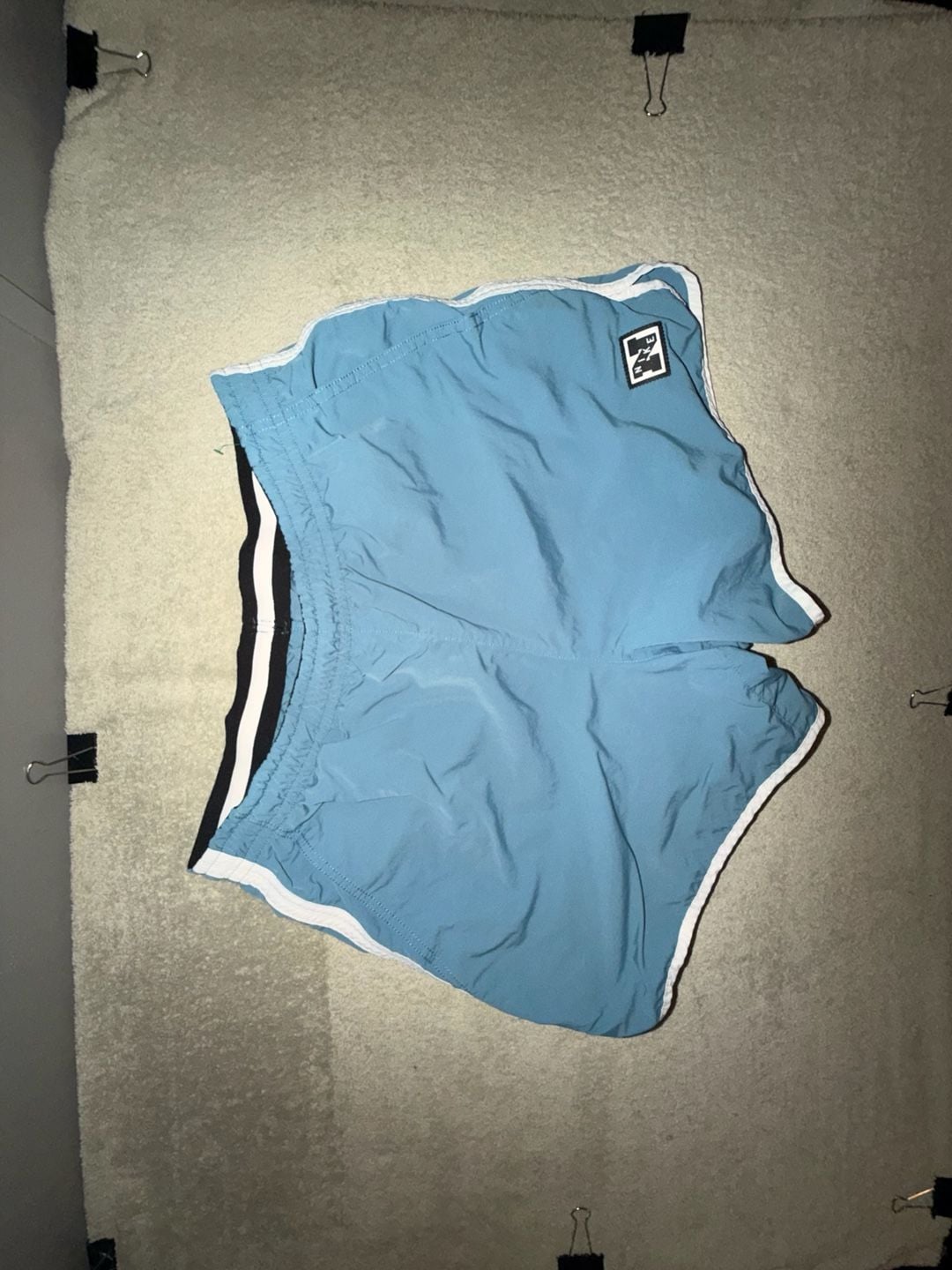 Nike Dri-FIT Heritage Training Shorts Size L Teal Blue Gym 5" 1