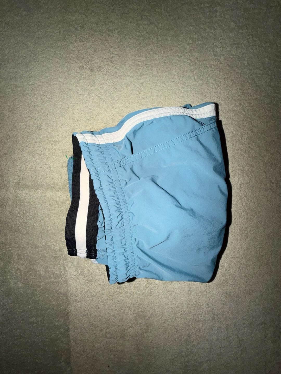 Nike Dri-FIT Heritage Training Shorts Size L Teal Blue Gym 5" 8