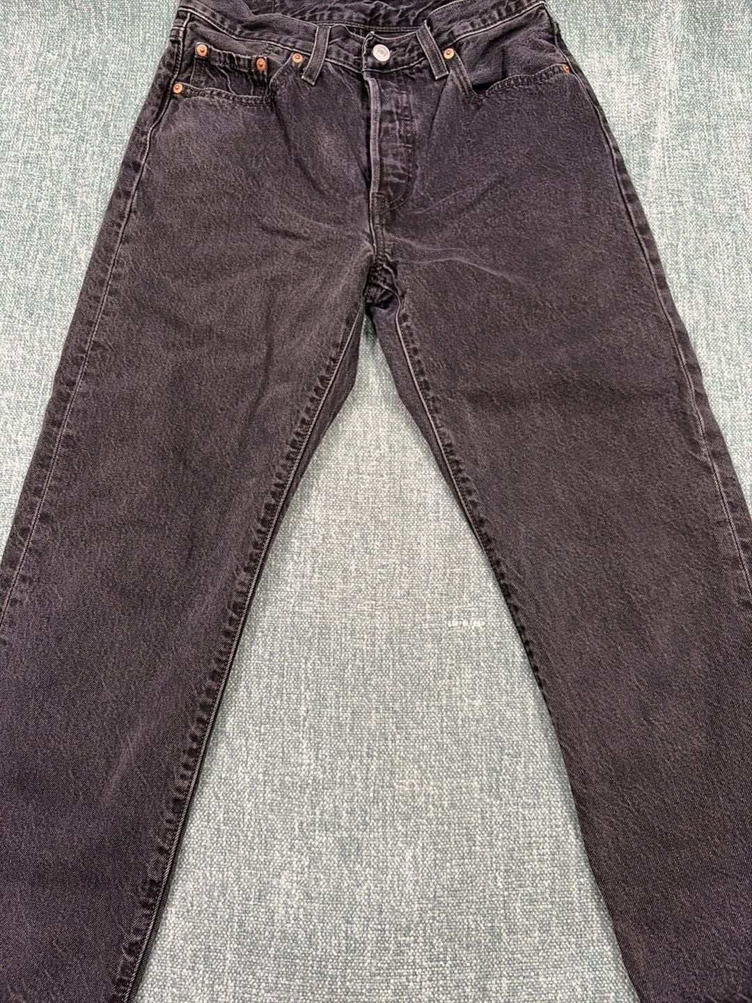 Levi's 501 Black Denim Jeans size 28/26 2