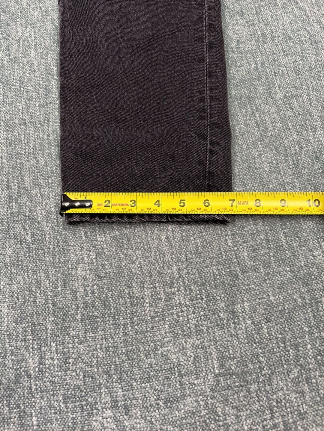 Levi's 501 Black Denim Jeans size 28/26 3