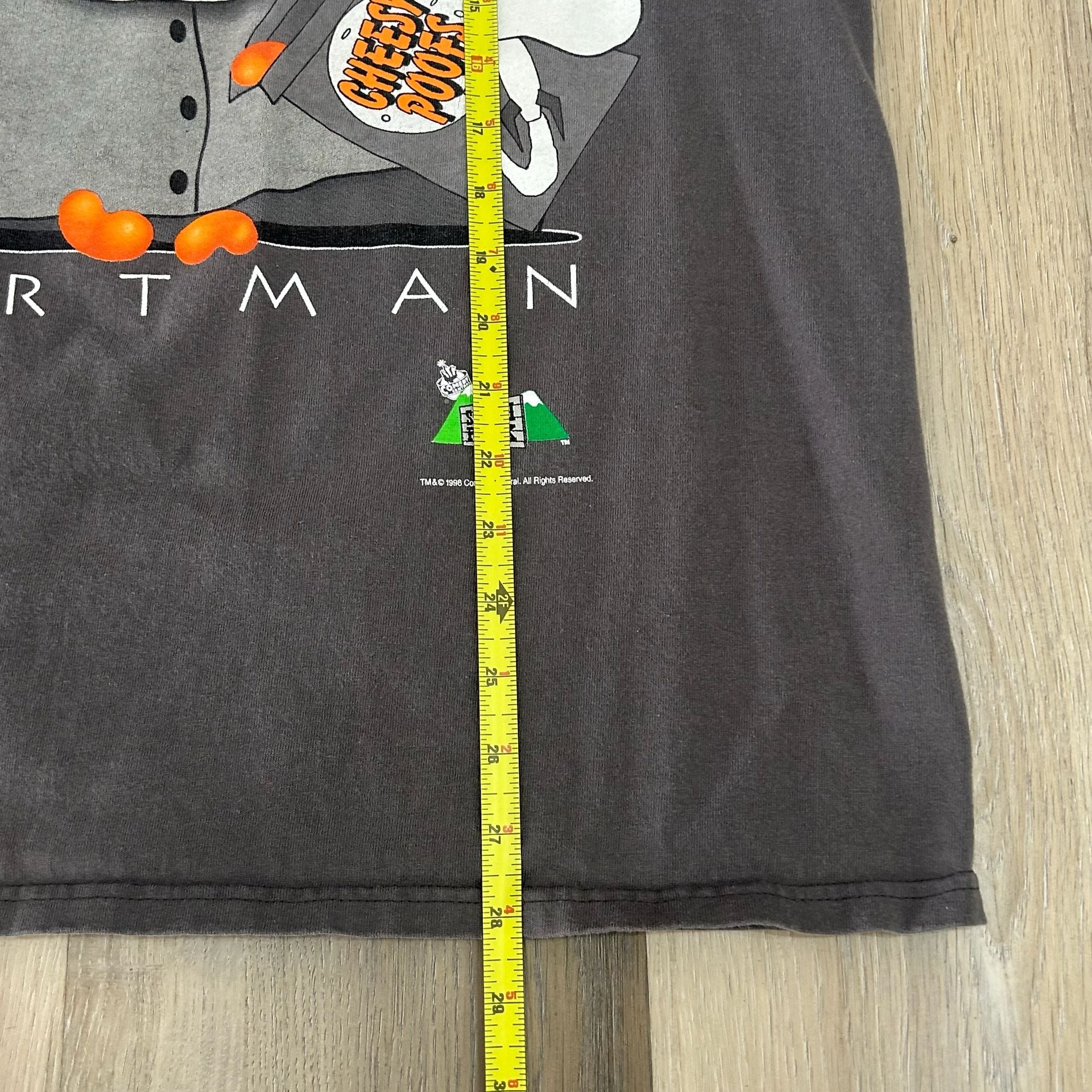 Santee Gold South Park Cartman Cheesy Puffs Size L Vintage 1998 T-Shirt 7