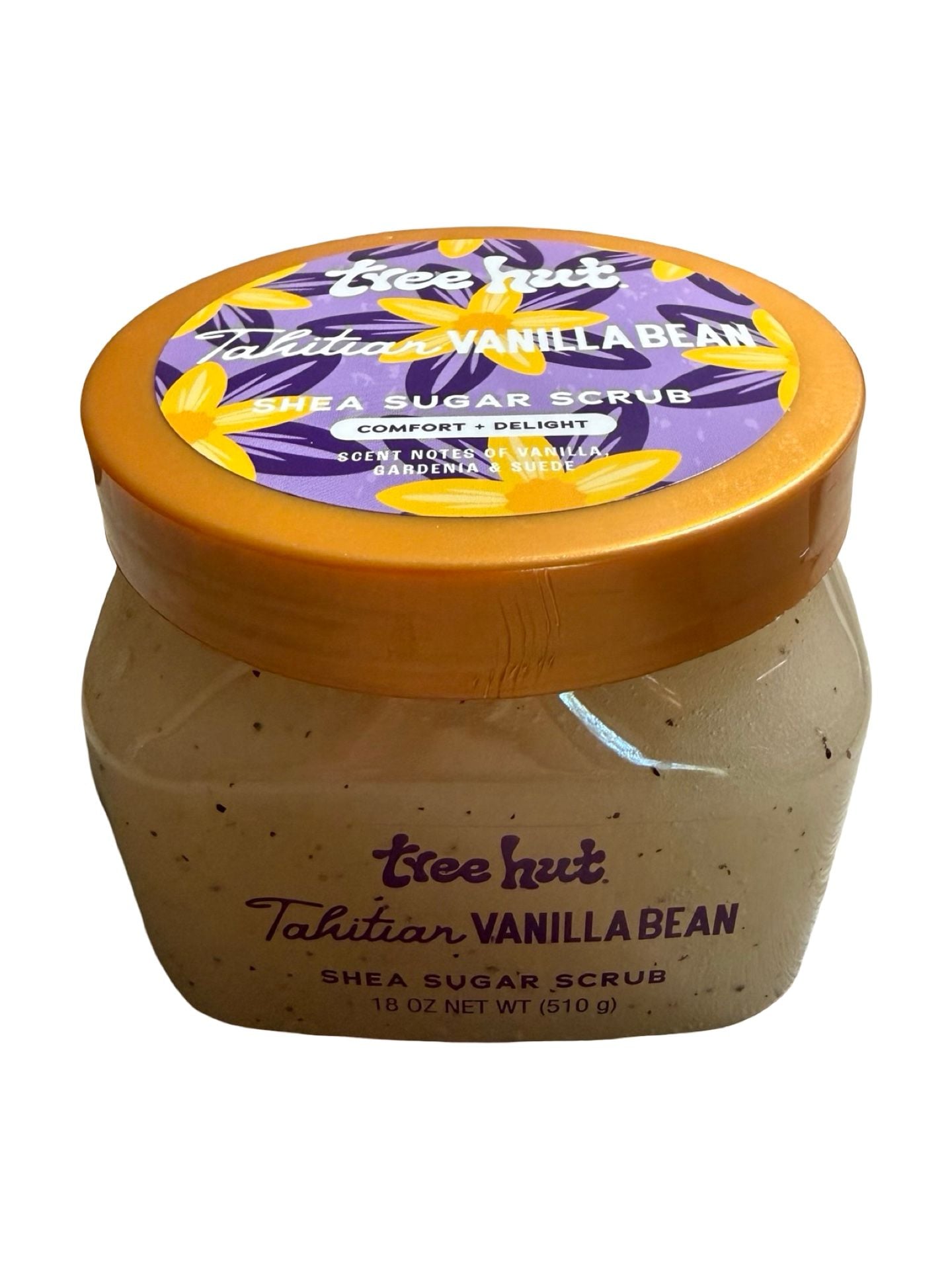 Tree Hut Tahitian Vanilla Bean 4-Piece Bundle 2 Scrubs & 2 Body Washes 18oz 2