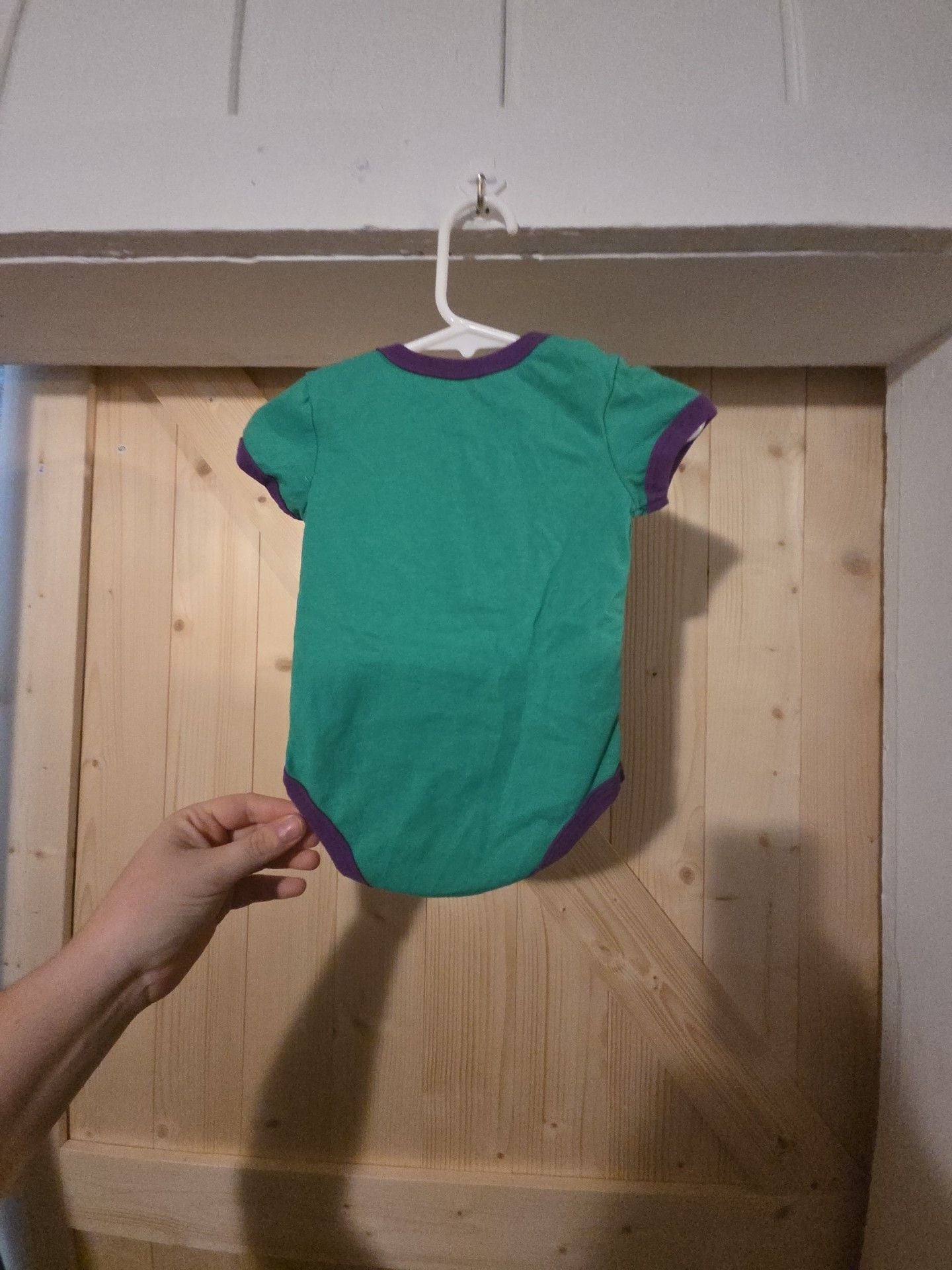 Mardi Gras My 1st Mardi Gras Size 0-3 M Romper 5