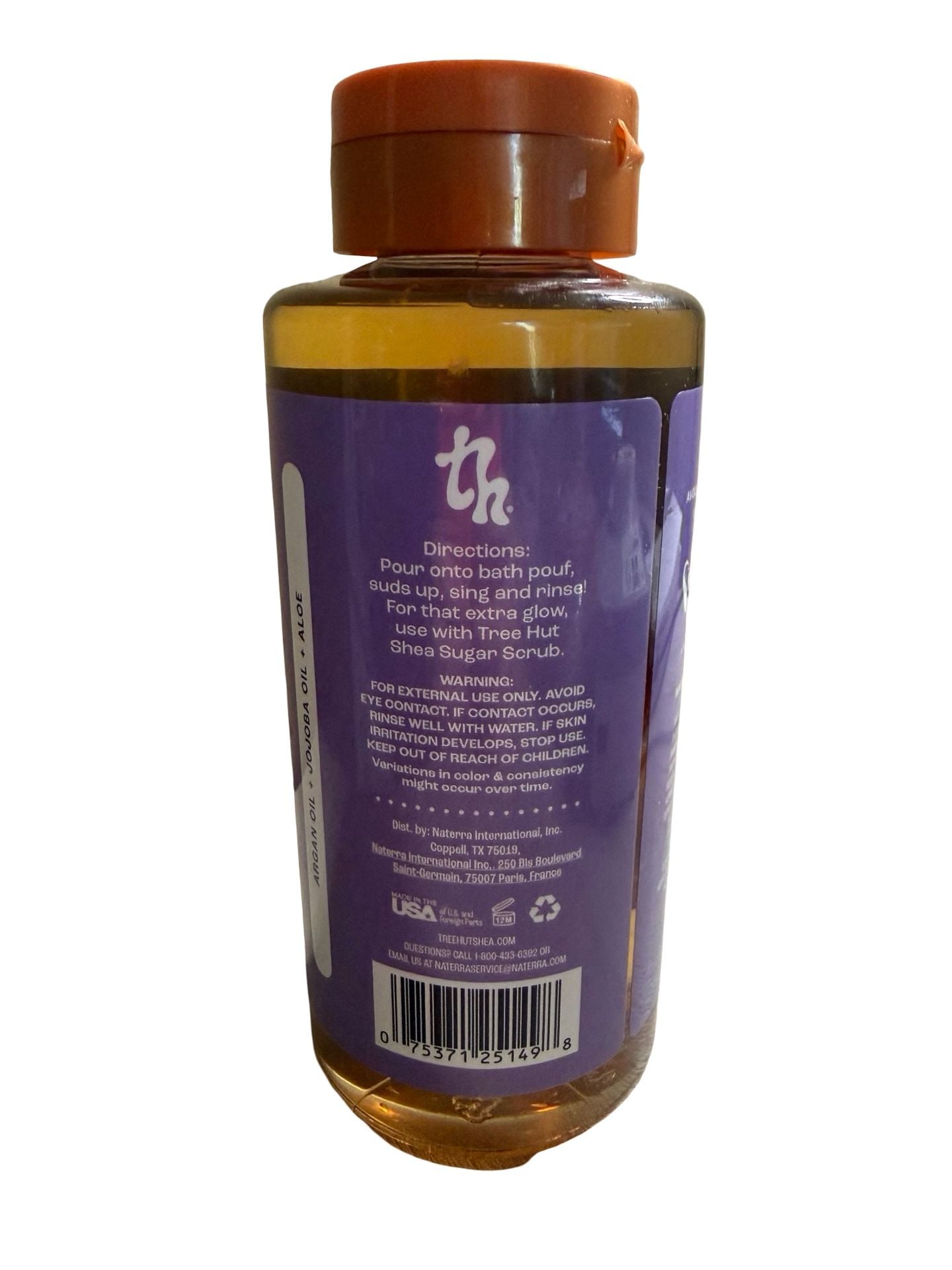 Tree Hut Tahitian Vanilla Bean 2 Body Scrubs & Foaming Gel Wash 18 Oz Bundle 6
