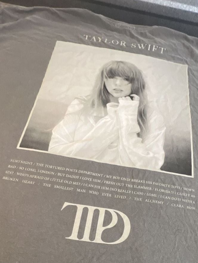 Taylor Swift The Tortured Poets Department Long Sleeve Shirt Size 2X-Large 7