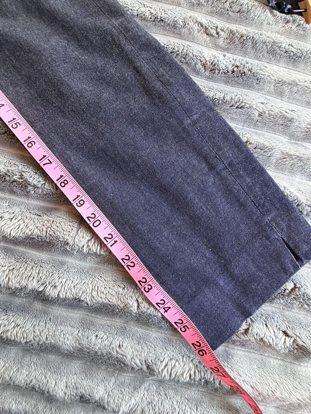 Banana Republic Women’s Sloan Pants Size 6 Blue Stretch Denim Ankle Quiet Luxury 8