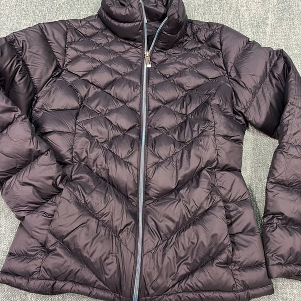 Lucy Puffer Jacket Size S Black Quilted Goose Down Women’s