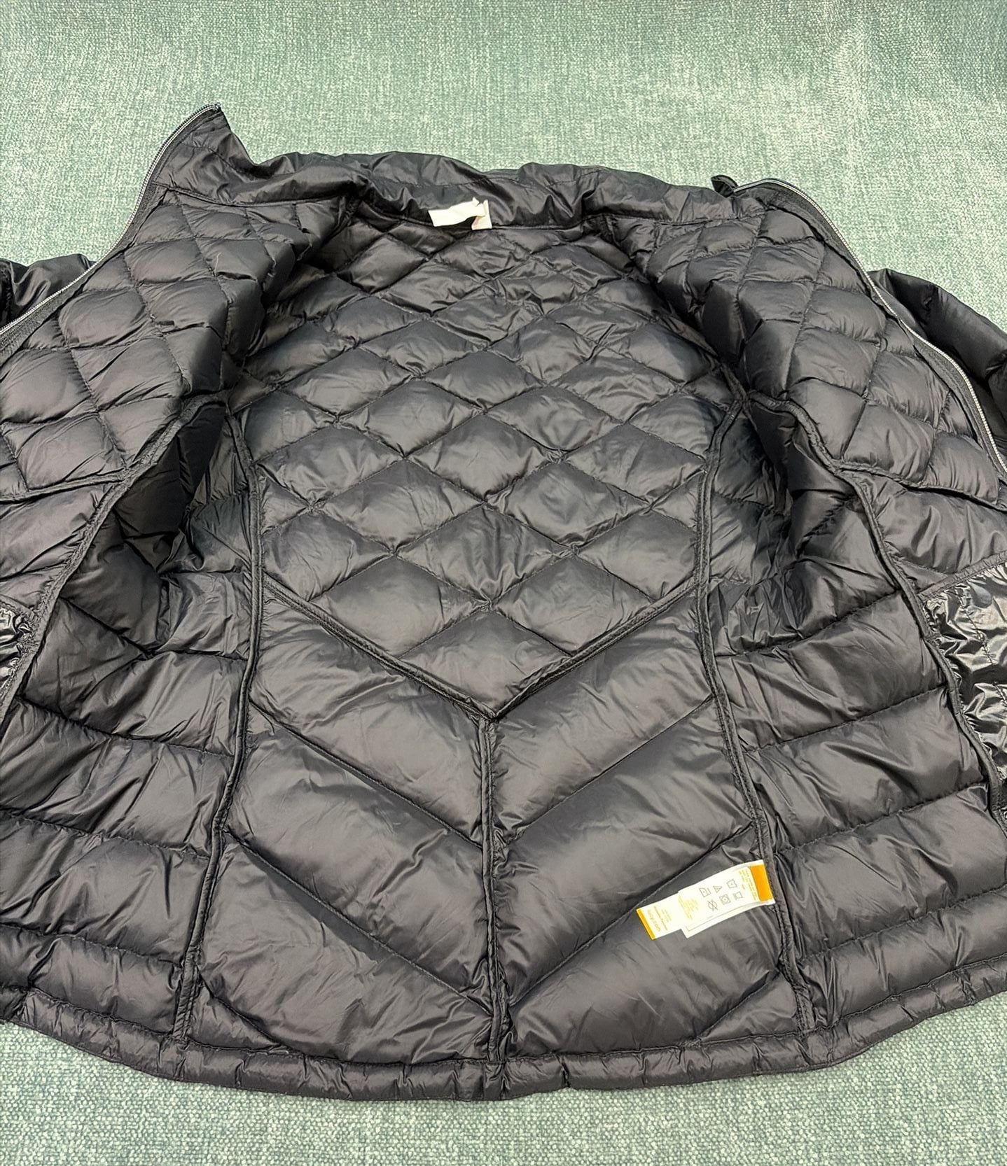 Lucy Puffer Jacket Size S Black Quilted Goose Down Women’s 7