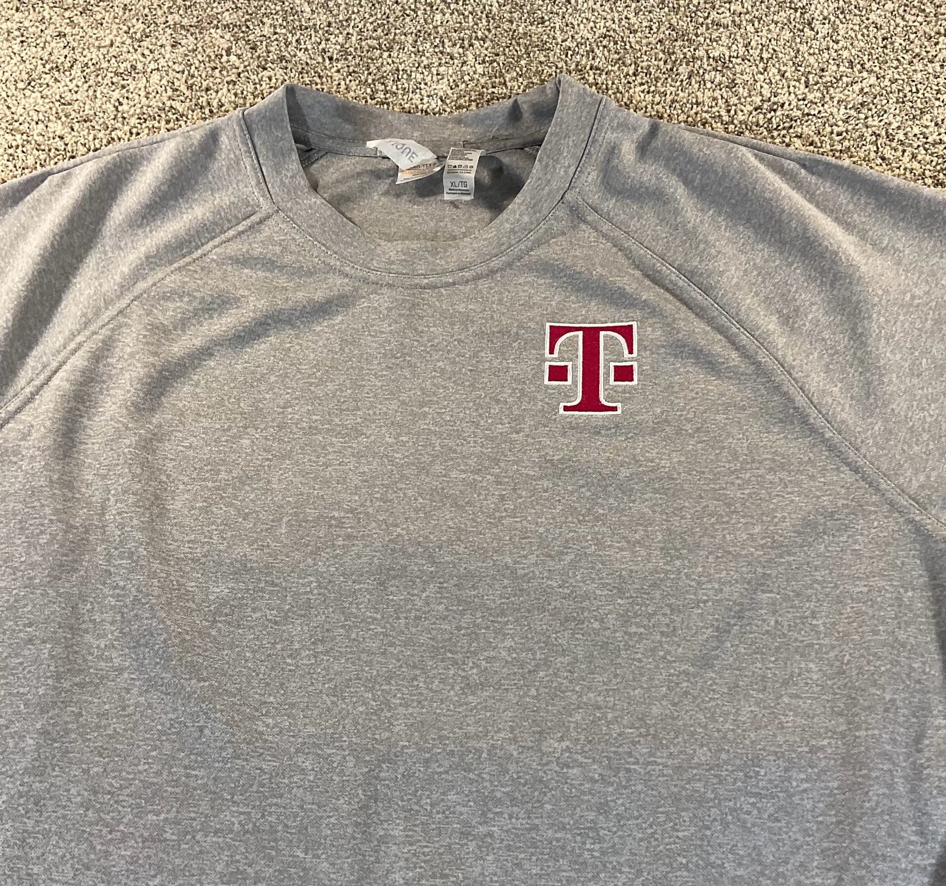 Gildan T-Mobile Performance Long Sleeve XL Gray Athletic Logo NICE! 2