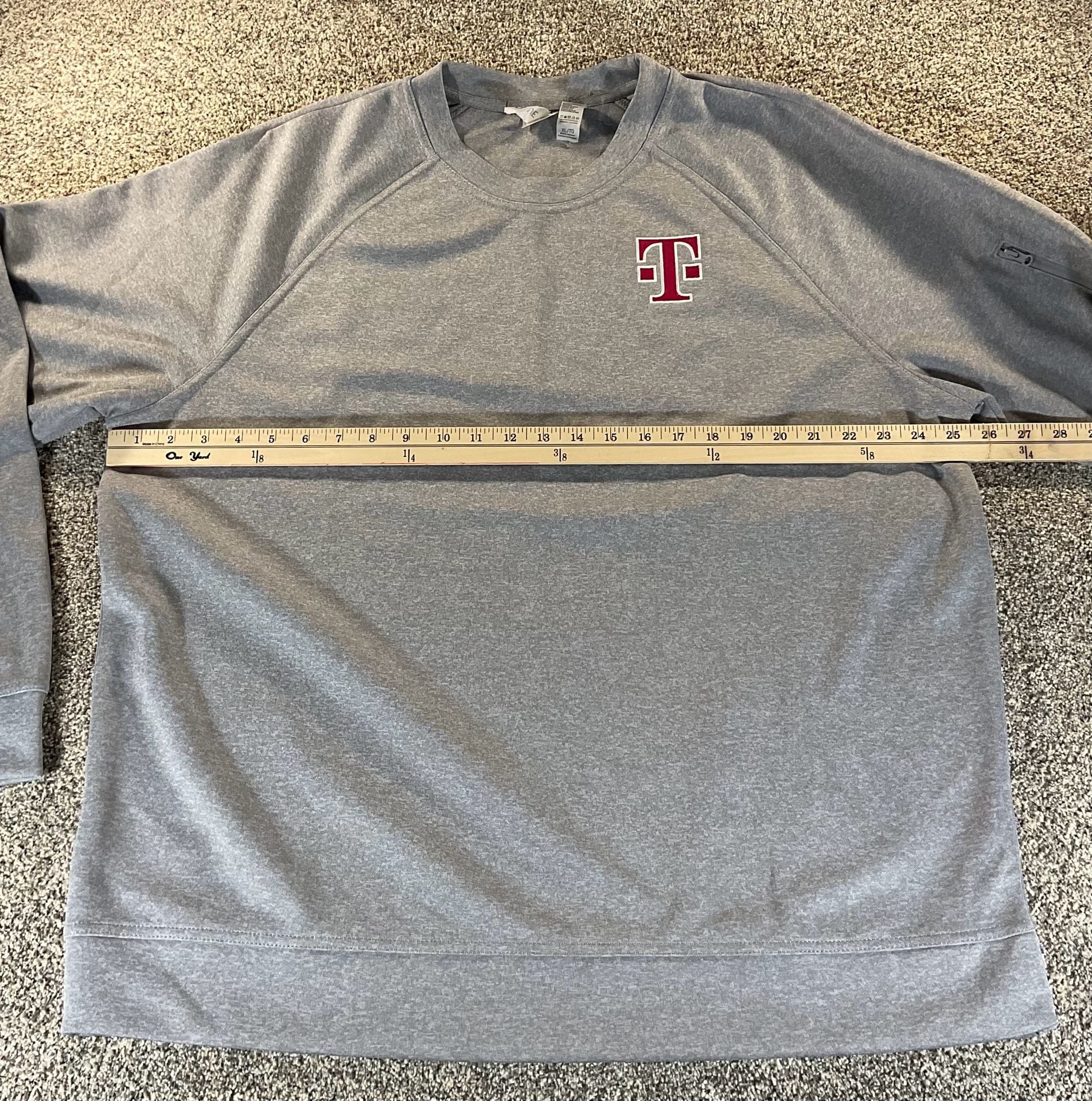 Gildan T-Mobile Performance Long Sleeve XL Gray Athletic Logo NICE! 8