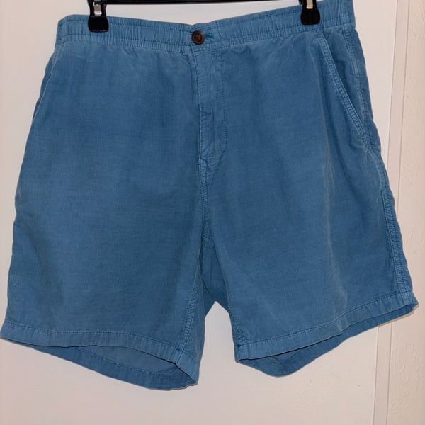 Bonobos Corduroy Shorts Size M Blue Drawstring