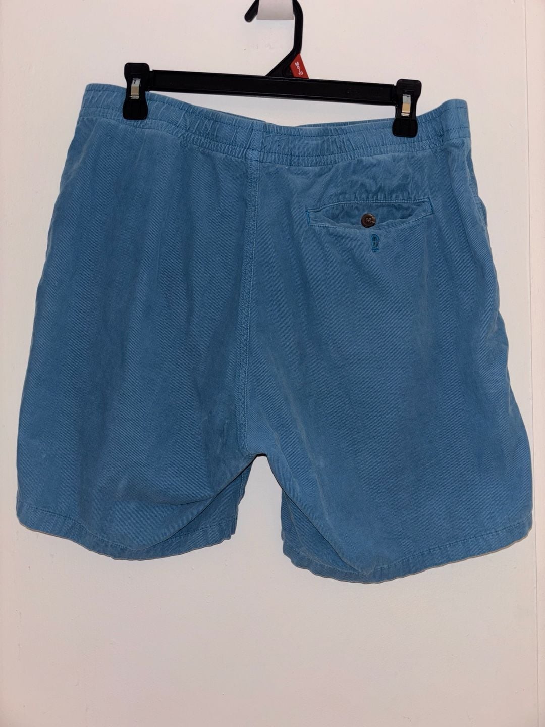 Bonobos Corduroy Shorts Size M Blue Drawstring 3