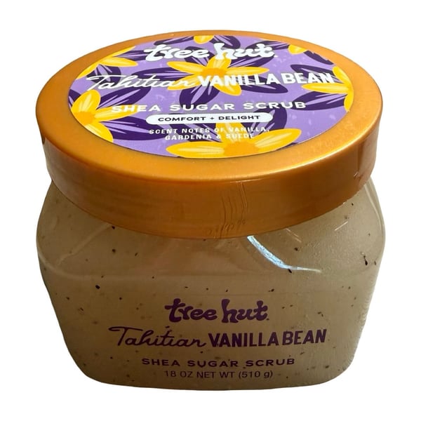 Tree Hut Tahitian Vanilla Bean Shea Sugar Scrub 18 Oz