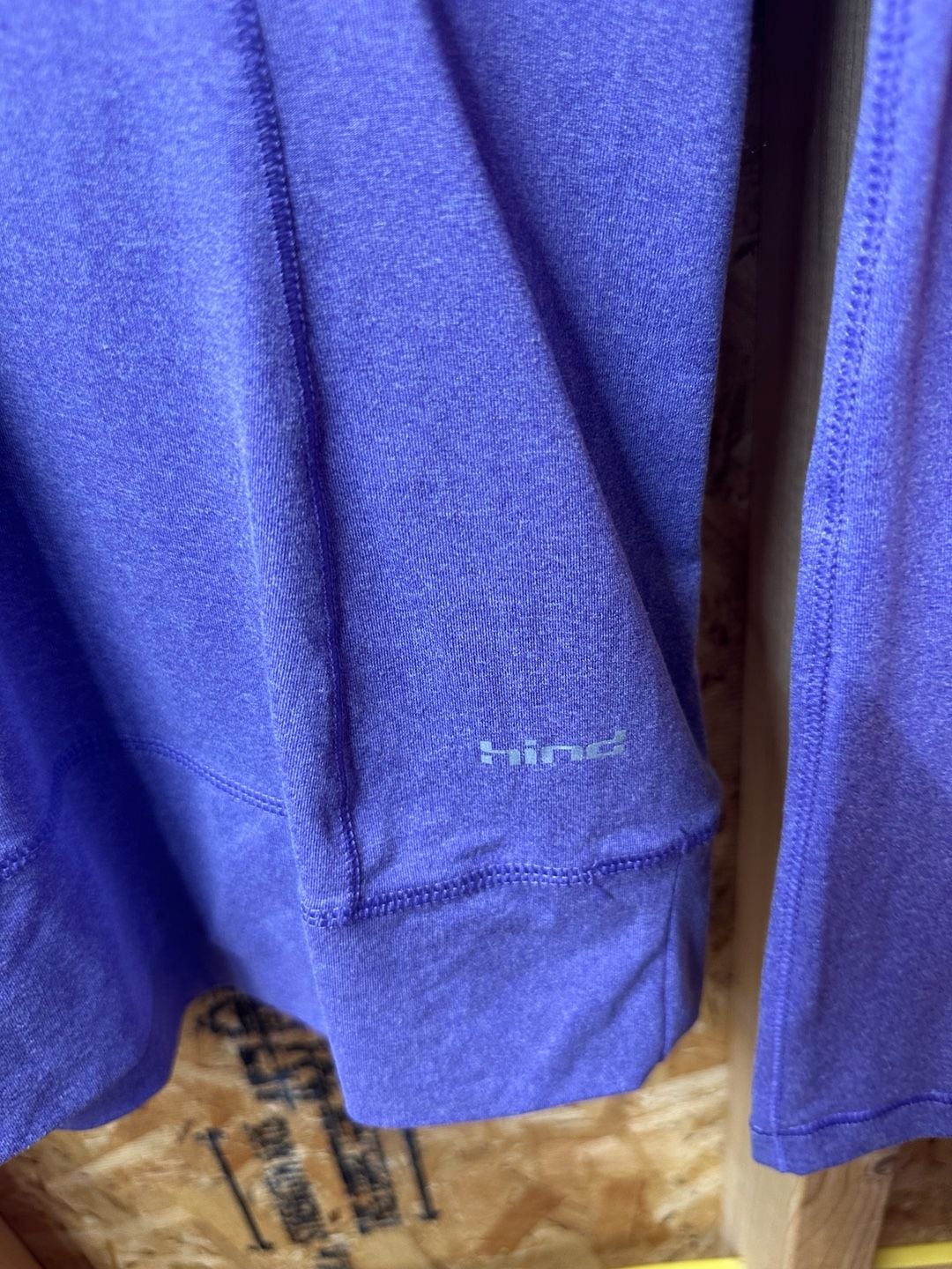 Hind 1/4 Zip Pullover Size M Purple Athletic Long Sleeve Shirt 3