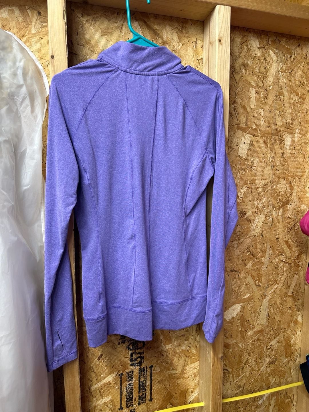 Hind 1/4 Zip Pullover Size M Purple Athletic Long Sleeve Shirt 5