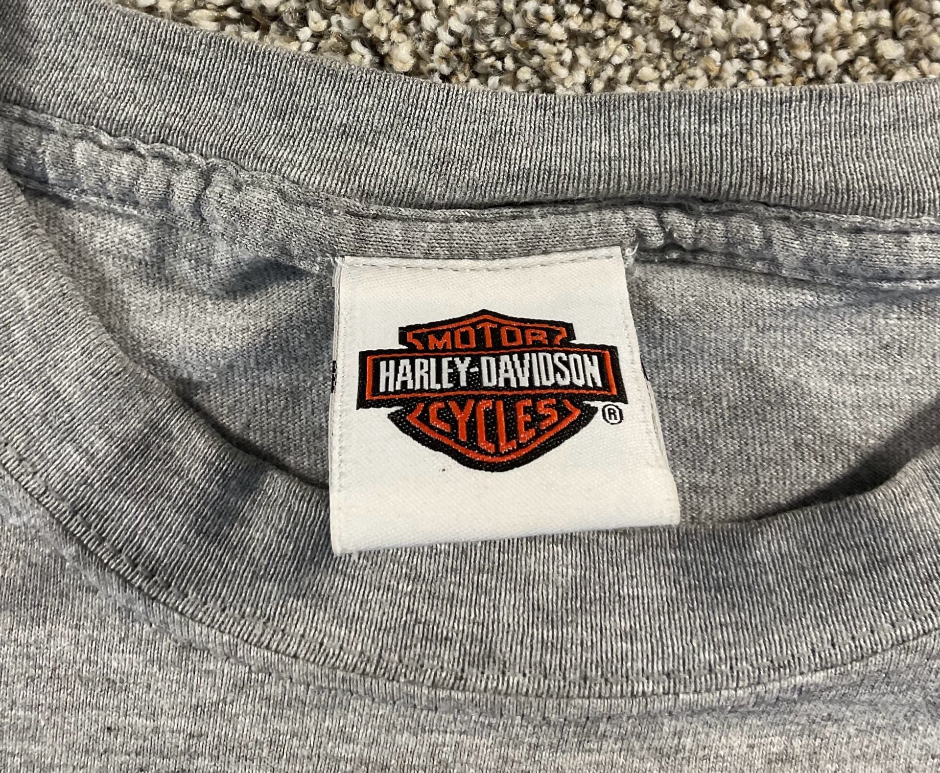 Harley-Davidson Rules The Road Santa Maria California T-Shirt Gray 4