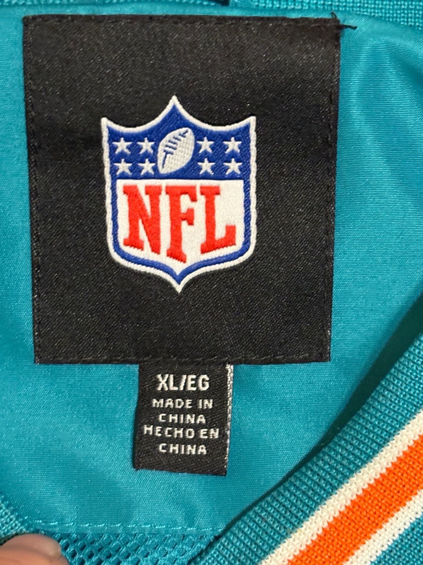 G-III Apparel Group Miami Dolphins Windbreaker Jacket Size XL Pullover 3