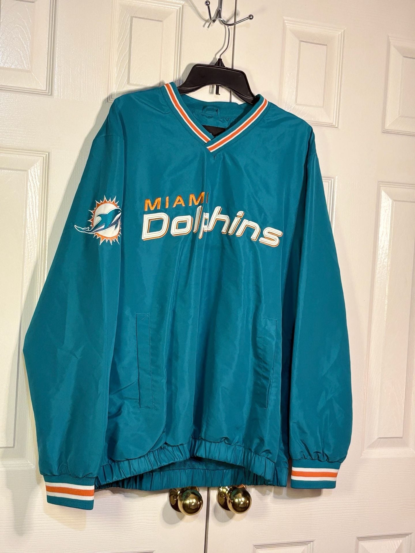 G-III Apparel Group Miami Dolphins Windbreaker Jacket Size XL Pullover 5