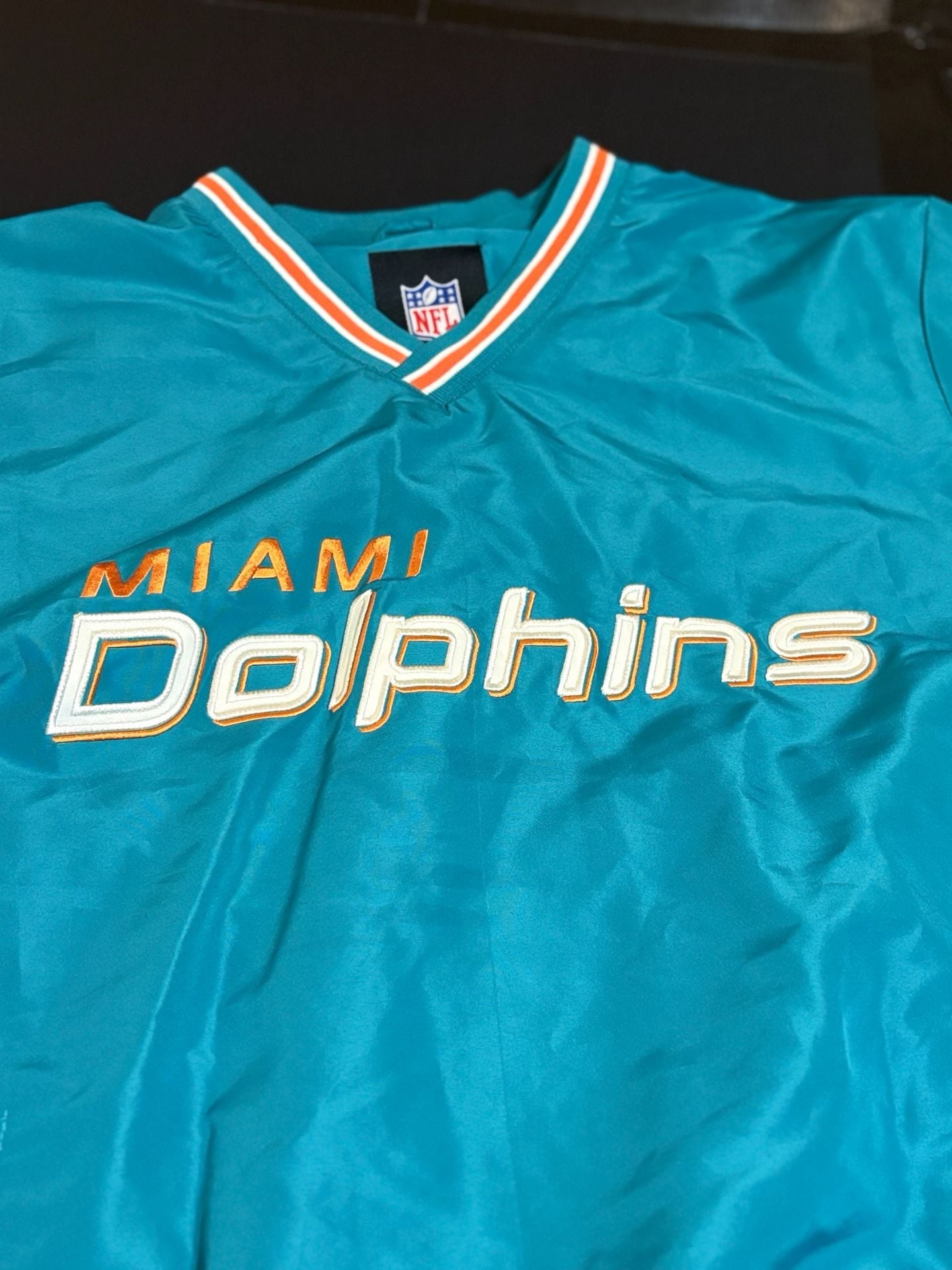 G-III Apparel Group Miami Dolphins Windbreaker Jacket Size XL Pullover 8