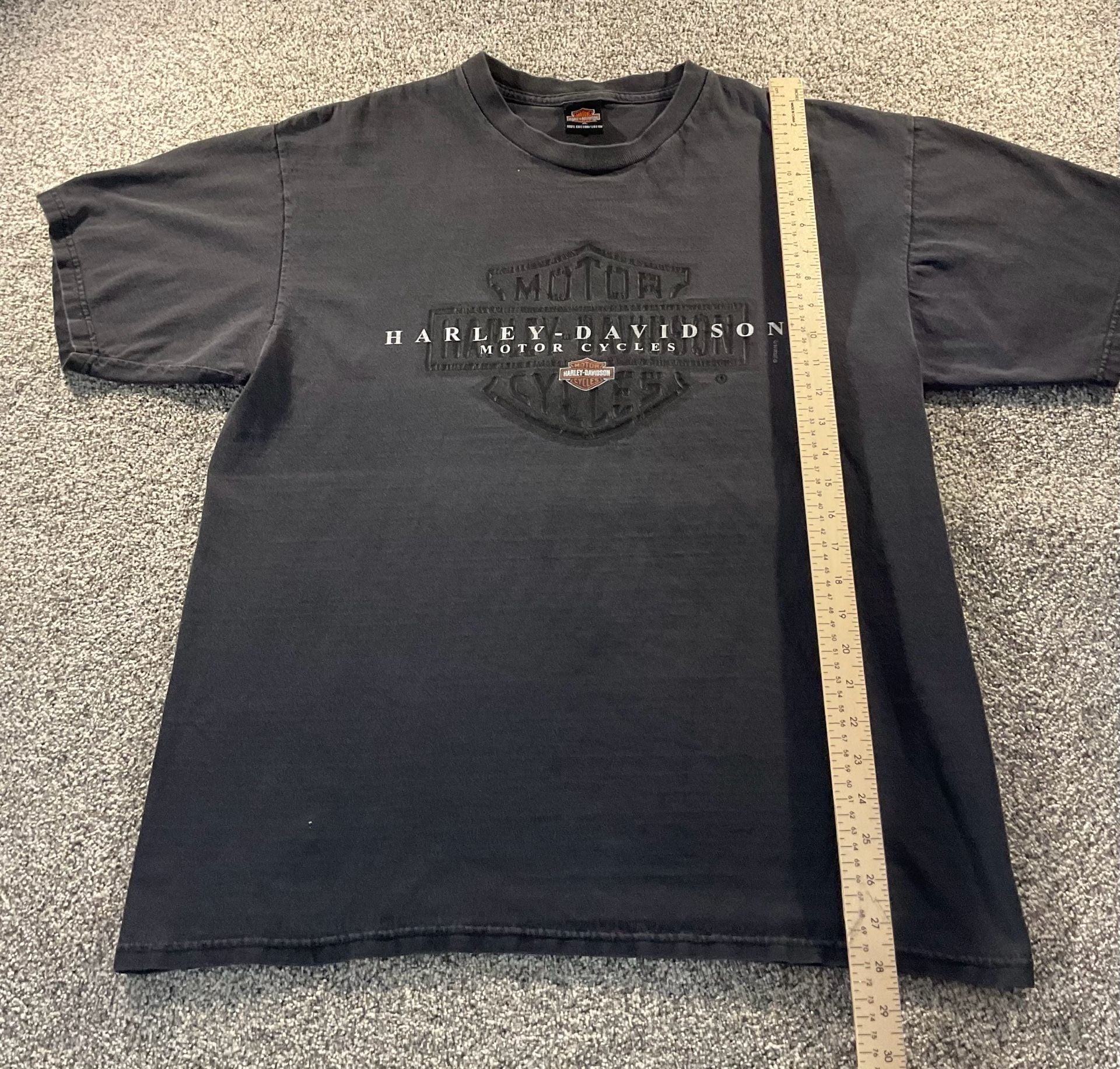 Vintage Harley Davidson Graphic T-Shirt Black Downtown Seattle 7