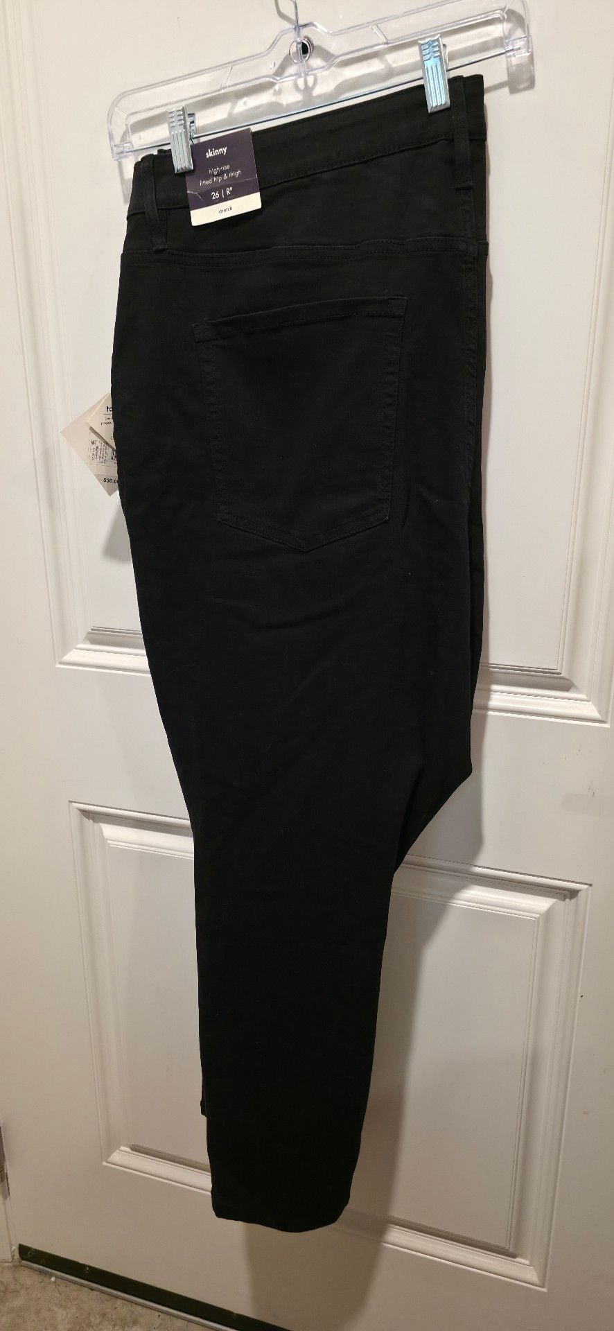 Ava & Viv High-Rise Skinny Jeans Size 26 Black Stretch 4
