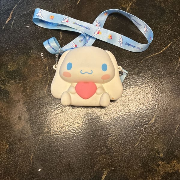 Sanrio Cinnamoroll Silicone Crossbody Bag