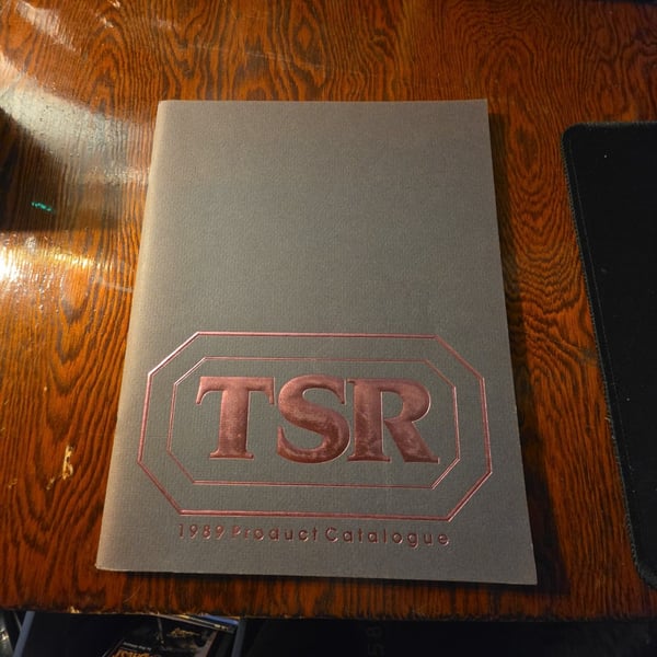 TSR 1989 Product Catalogue Dungeons And Dragons