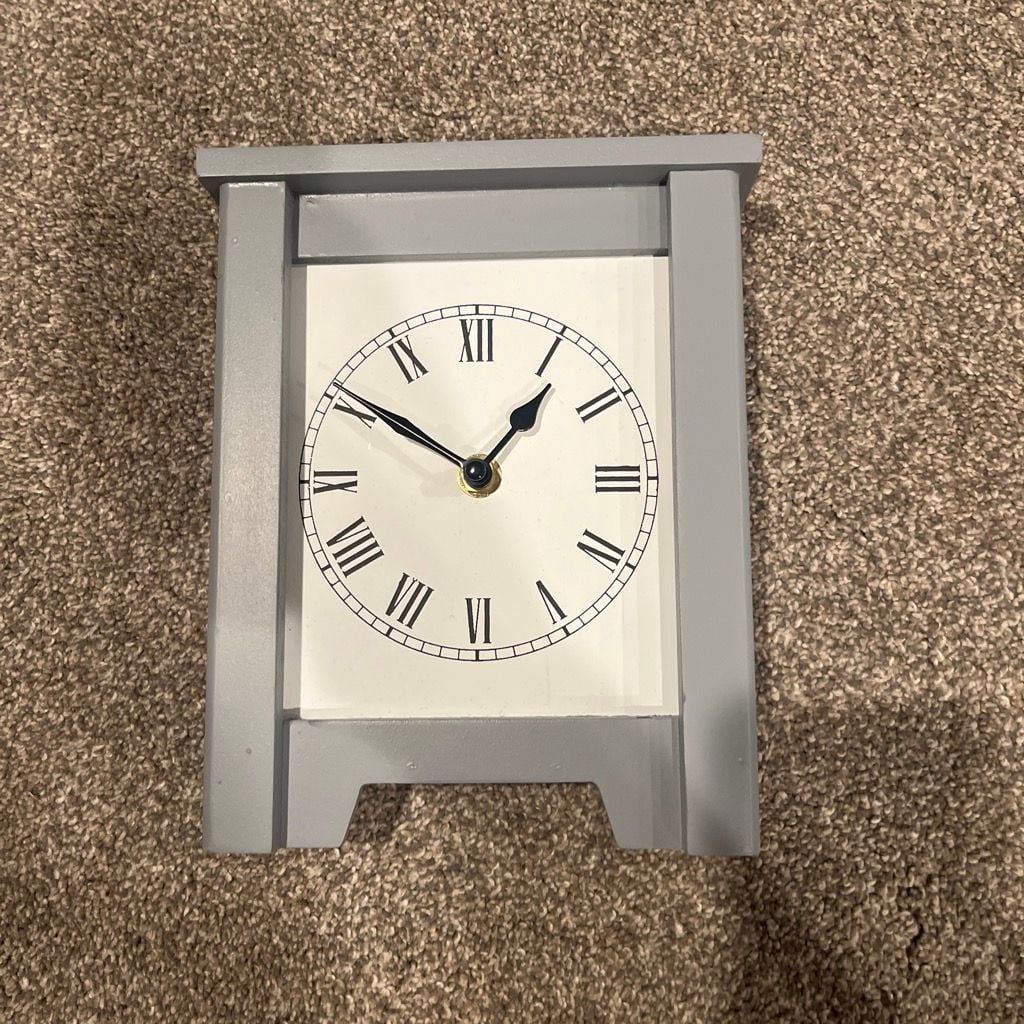 Newgate Time Lord Grey Mantel Clock 1