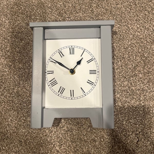 Newgate Time Lord Grey Mantel Clock