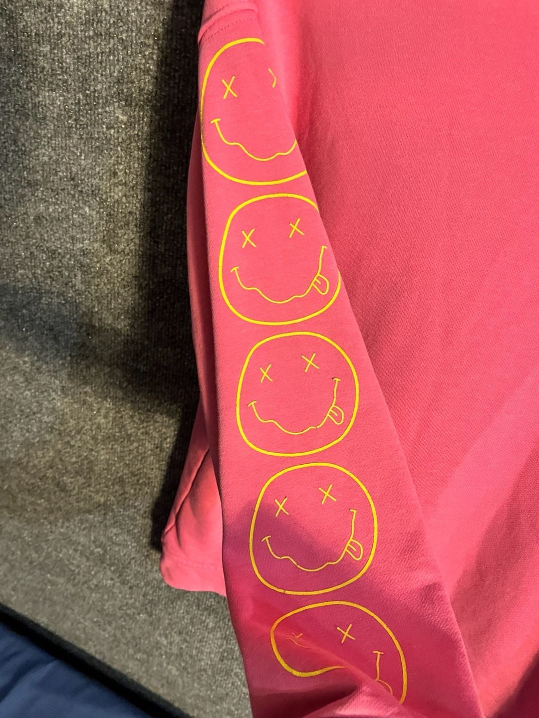 Nirvana Pink Spiral Crewneck Sweatshirt 4