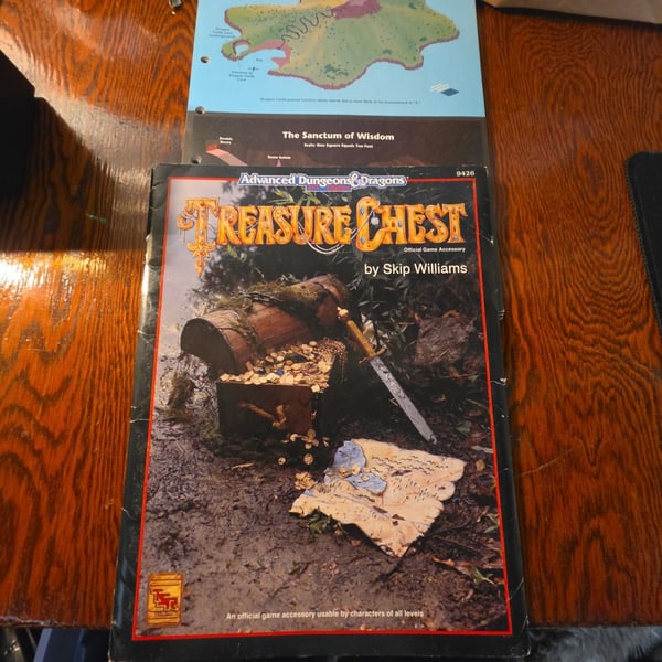 TSR Advanced Dungeons & Dragons 2nd Edition Treasure Chest
